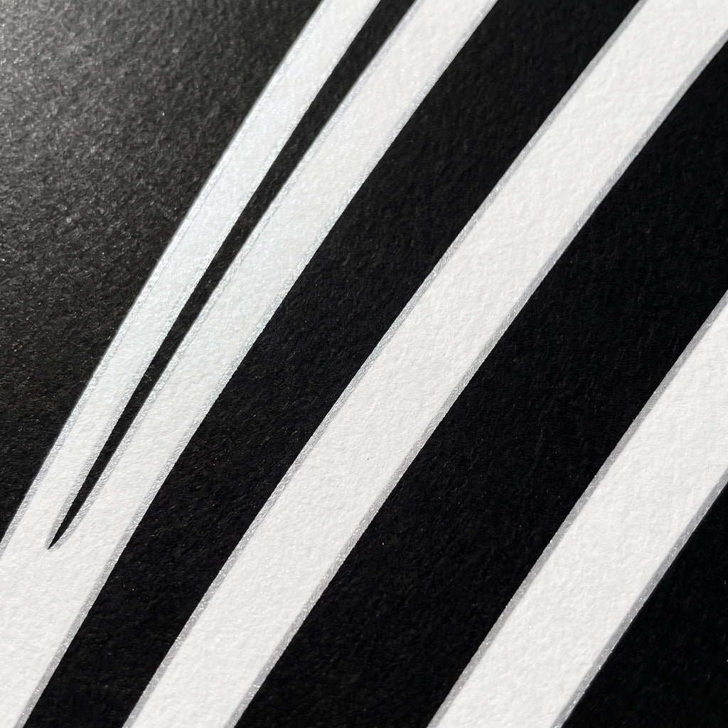 ZEPHYR | Elegant Abstract Female Figure Op Art | Luxury Multi-Print Wall Art | 1-Of-1