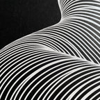 ZEPHYR | Elegant Abstract Female Figure Op Art | Luxury Multi-Print Wall Art | 1-Of-1
