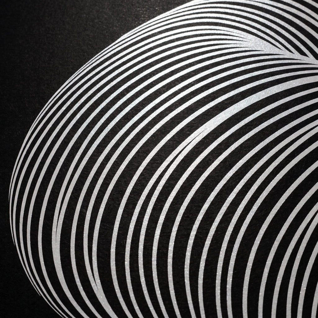 ZEPHYR | Elegant Abstract Female Figure Op Art | Luxury Multi-Print Wall Art | 1-Of-1
