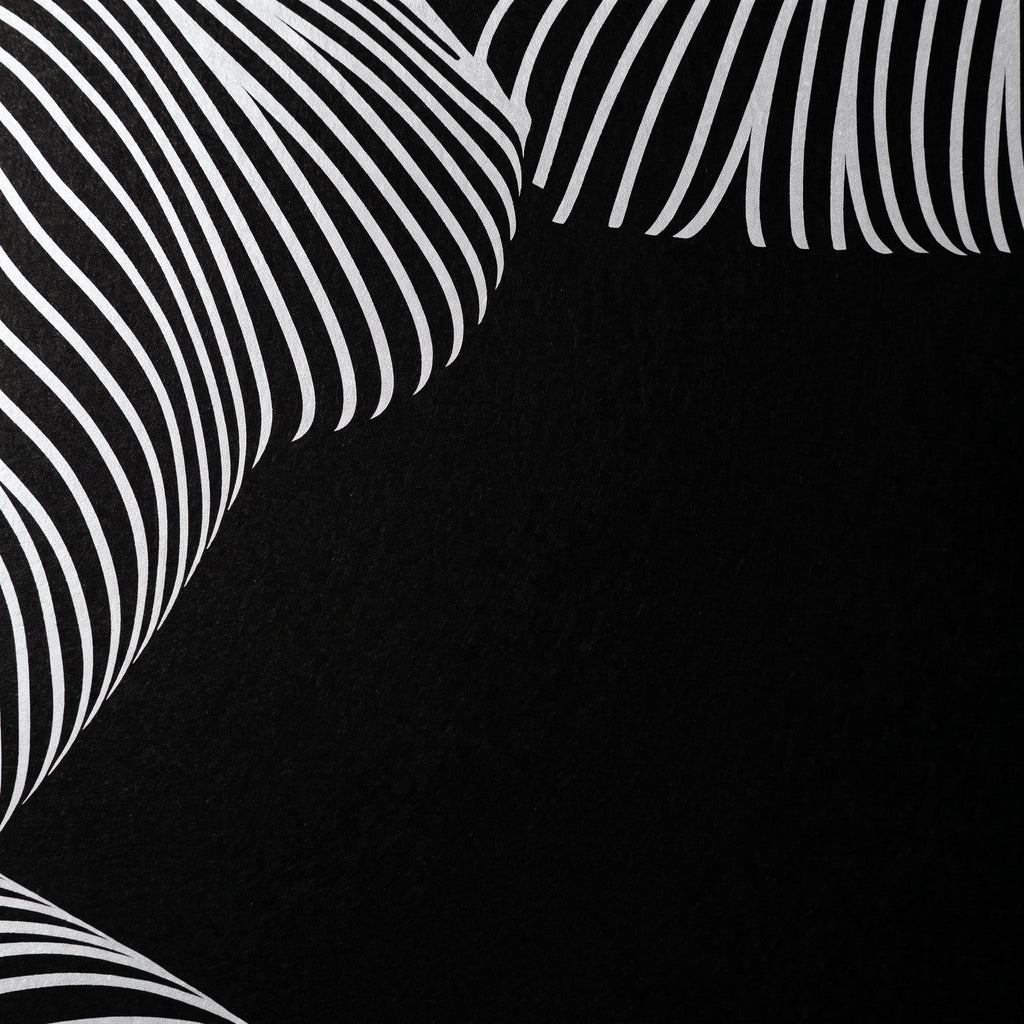 ZEPHYR | Elegant Abstract Female Figure Op Art | Luxury Multi-Print Wall Art | 1-Of-1