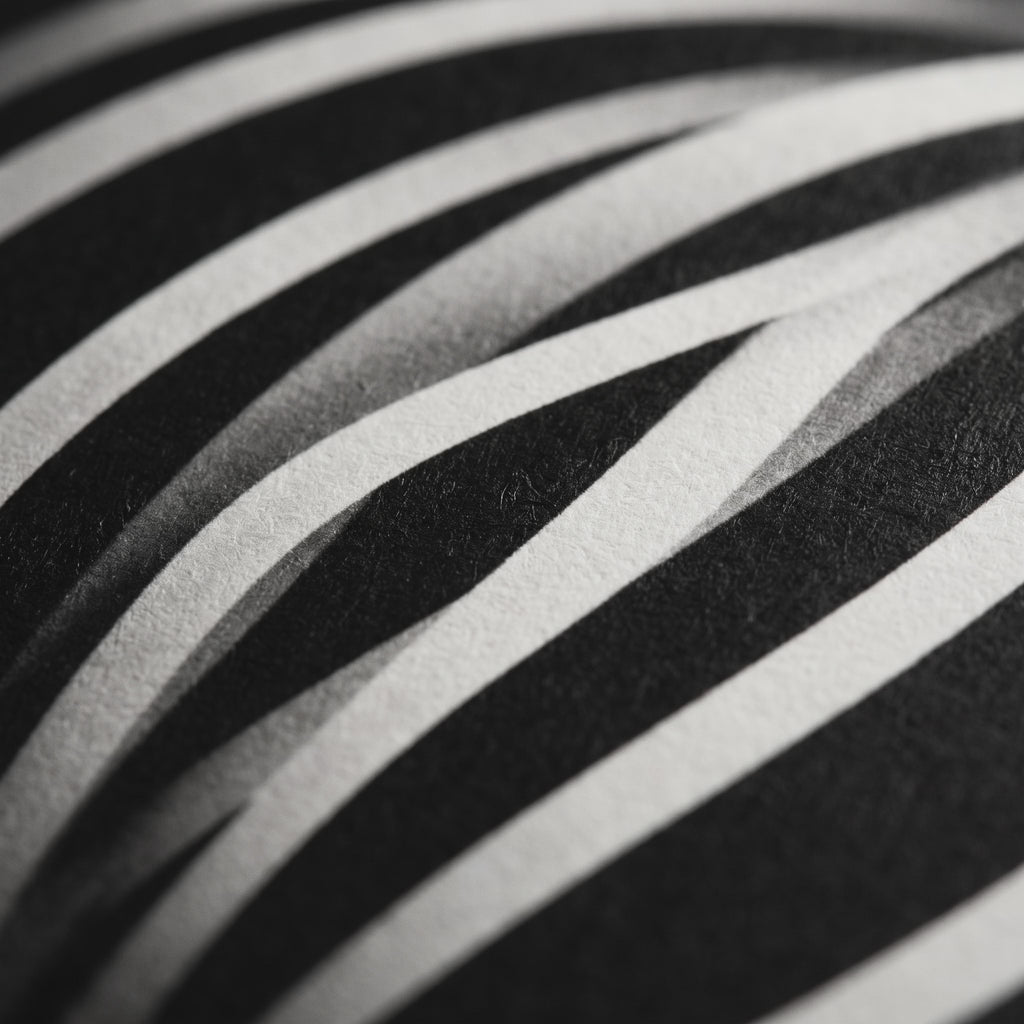 SUITE | Minimalist Seated Female Figure Op Art Print | B&W Abstract Luxury Wall Art