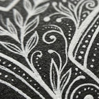 EDEN | Minimalist Botanical Patterned Abstract Female Wall Art | B&W Luxury Decor Print