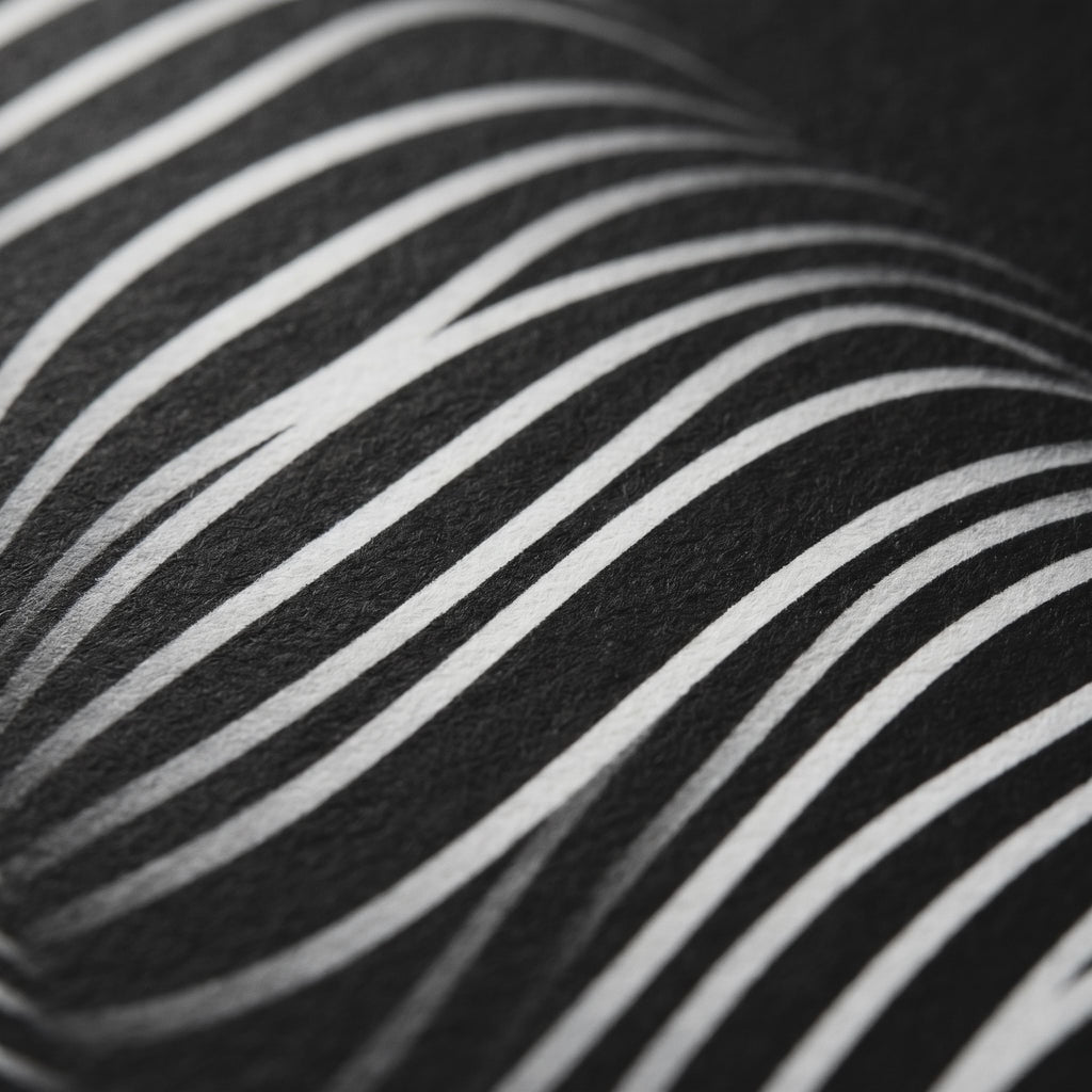 VERTIGO | Hypnotic Striped Minimalist Female Body Op Art | Luxury Multi-Print Wall Art