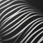 VERTIGO | Hypnotic Striped Minimalist Female Body Op Art | Luxury Multi-Print Wall Art