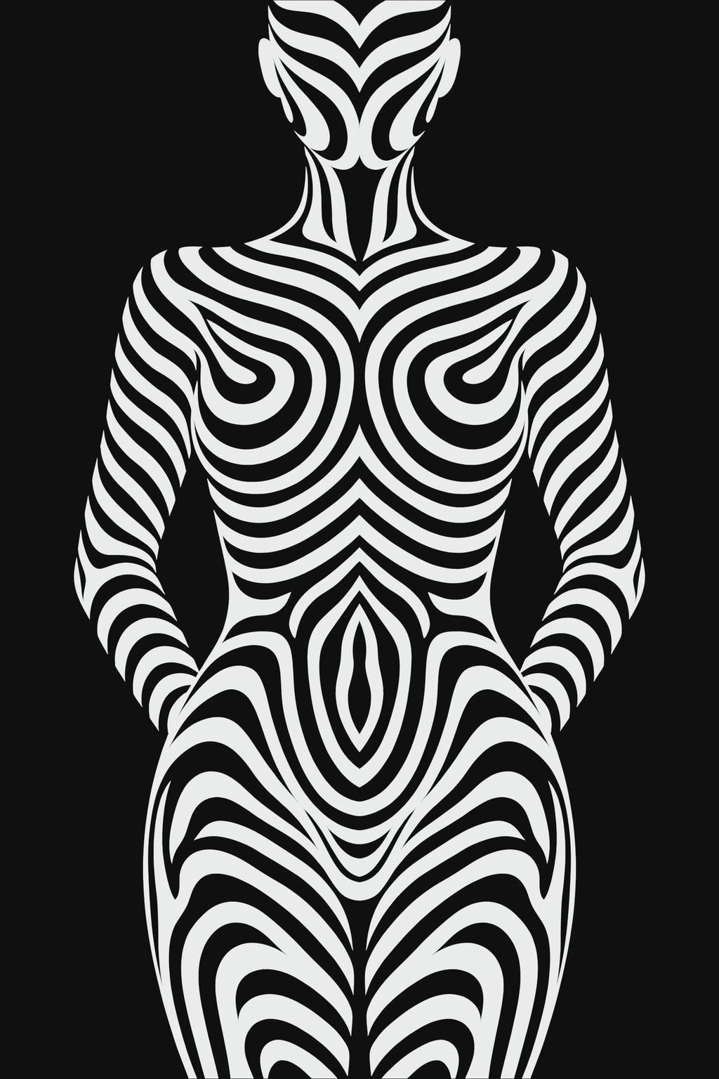 HYPNOS | Minimalist | Female Figure | B&W | 8K - 32K