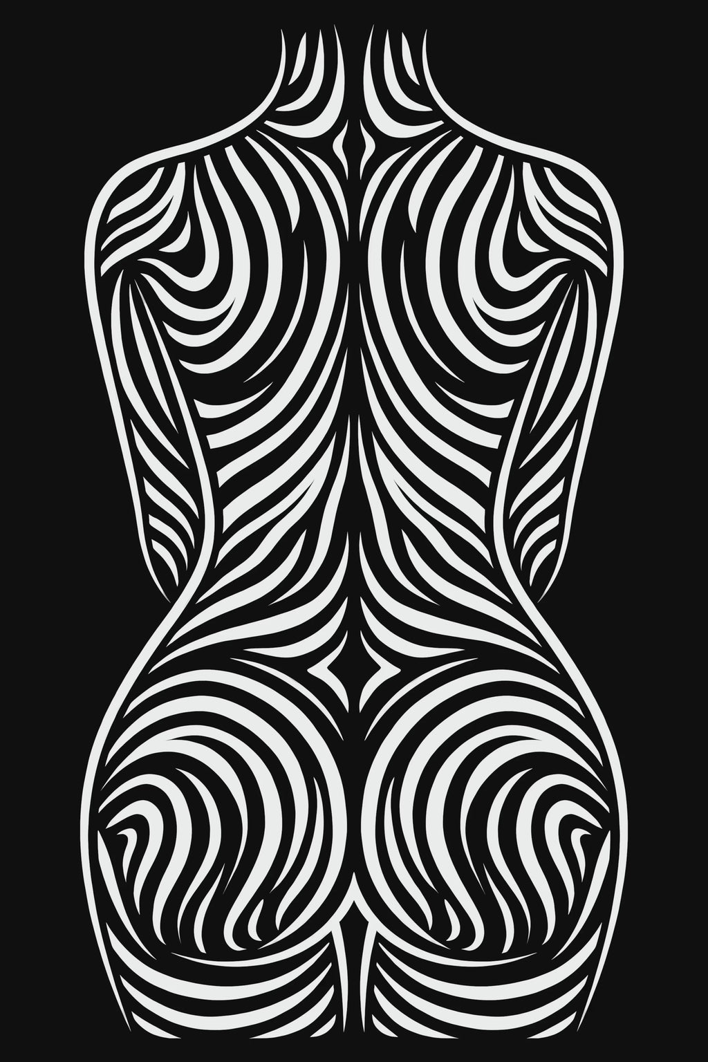ENTROPY | Minimalist | Female Figure | B&W | 8K - 32K