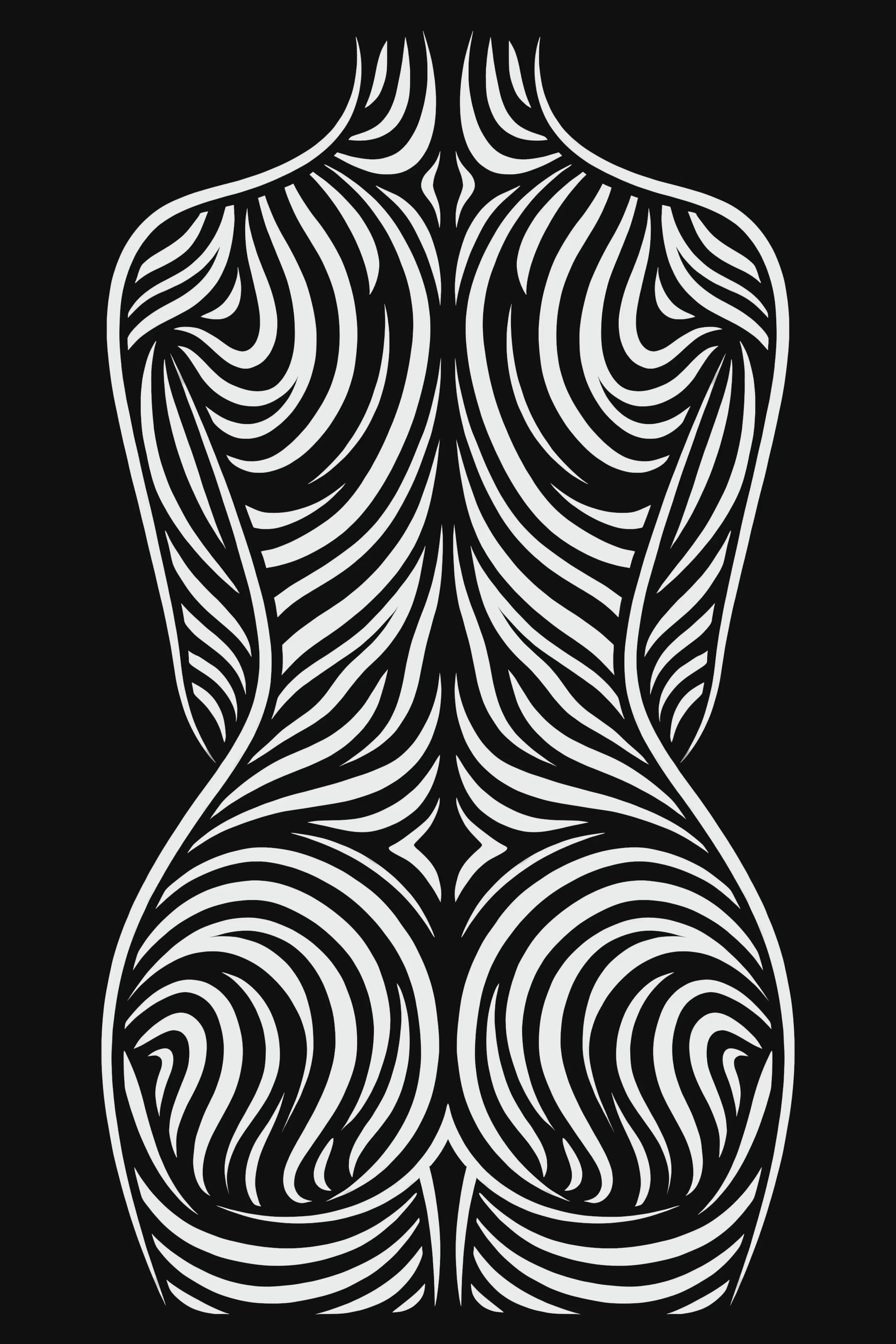 ENTROPY | Minimalist | Female Figure | B&W | 8K - 32K