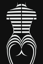 UNDERSCORE | Minimalist | Female Figure | B&W | 8K - 32K