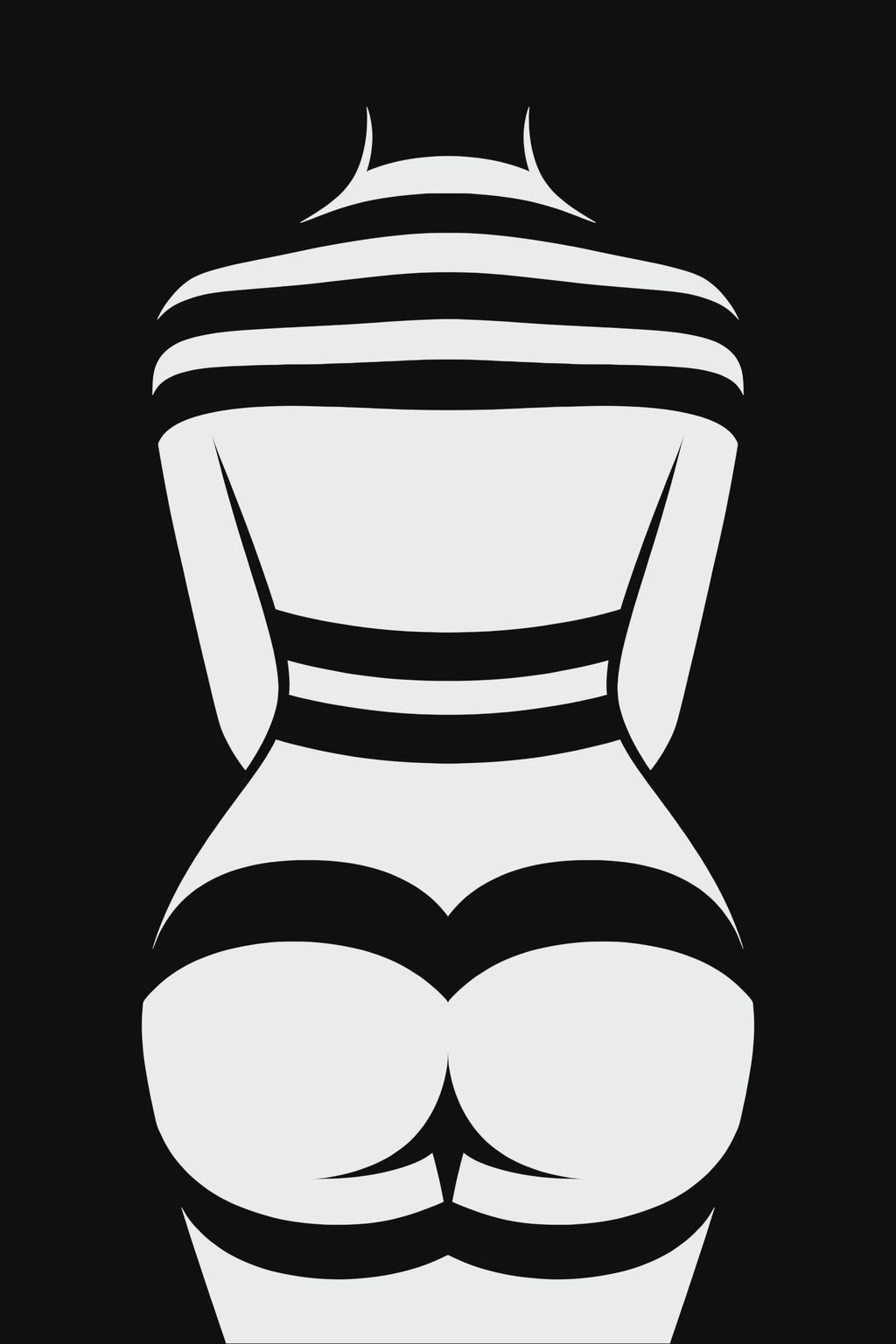 GALA | Minimalist | Female Figure | B&W | 8K - 32K