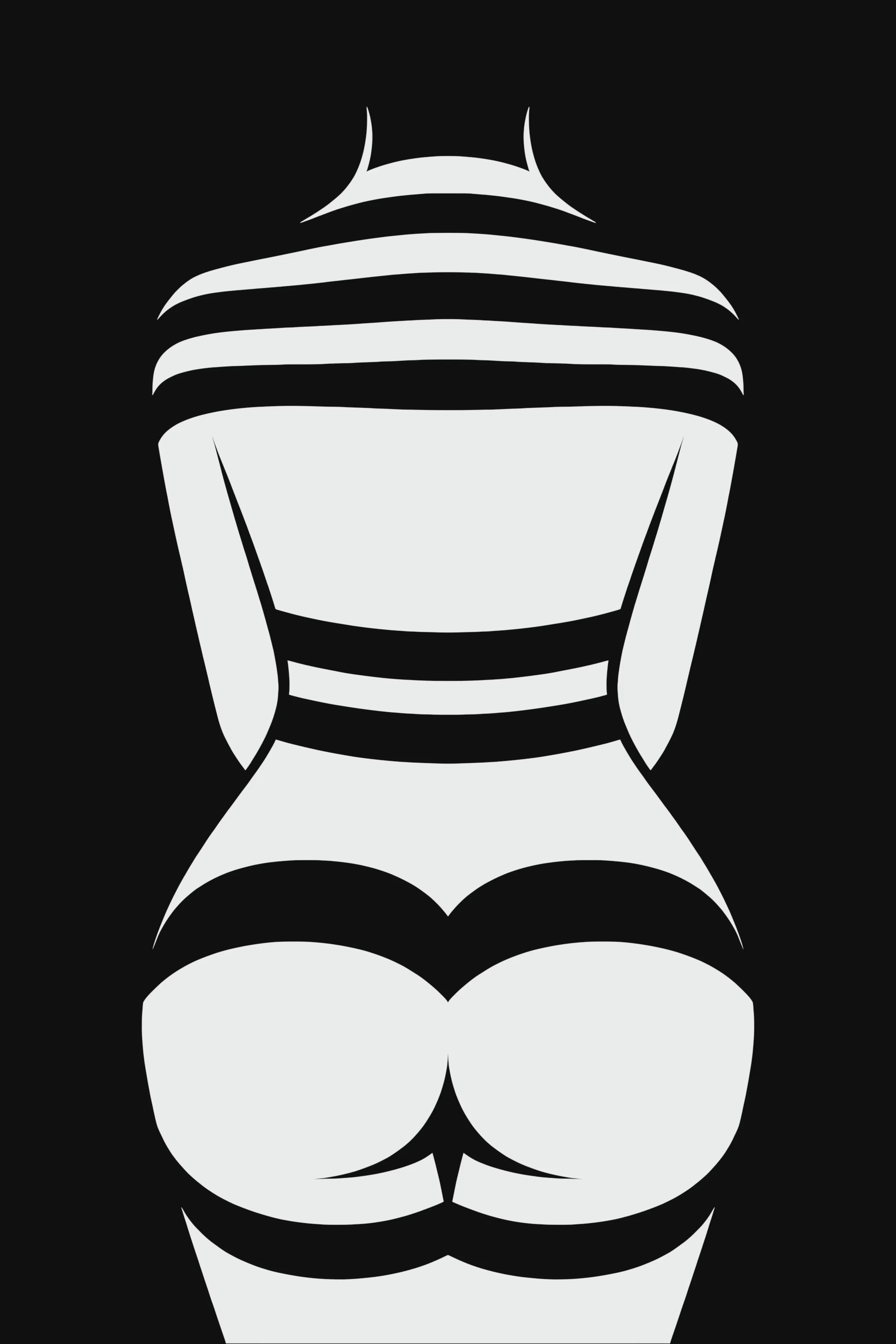 GALA | Minimalist | Female Figure | B&W | 8K - 32K