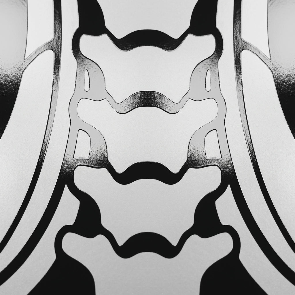 ARMATA | Cybernetic Skeletal Female Body Op Art Print | Luxury Sci-Fi Wall Art