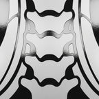 ARMATA | Cybernetic Skeletal Female Body Op Art Print | Luxury Sci-Fi Wall Art