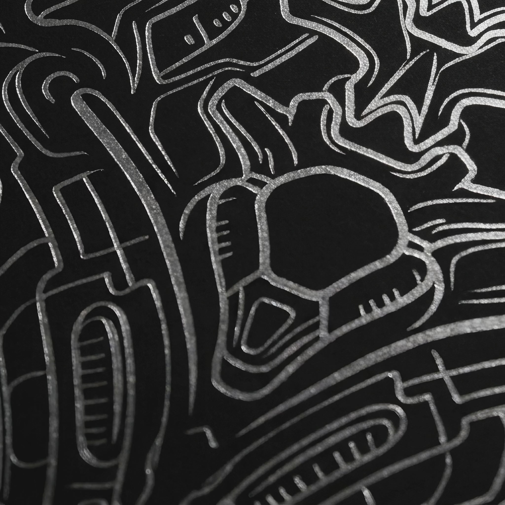 EXO | Minimalist Cybernetic Female Form | Luxury Multi-Print Op Art