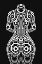 XENO | Minimalist | Female Figure | B&W | 8K - 32K