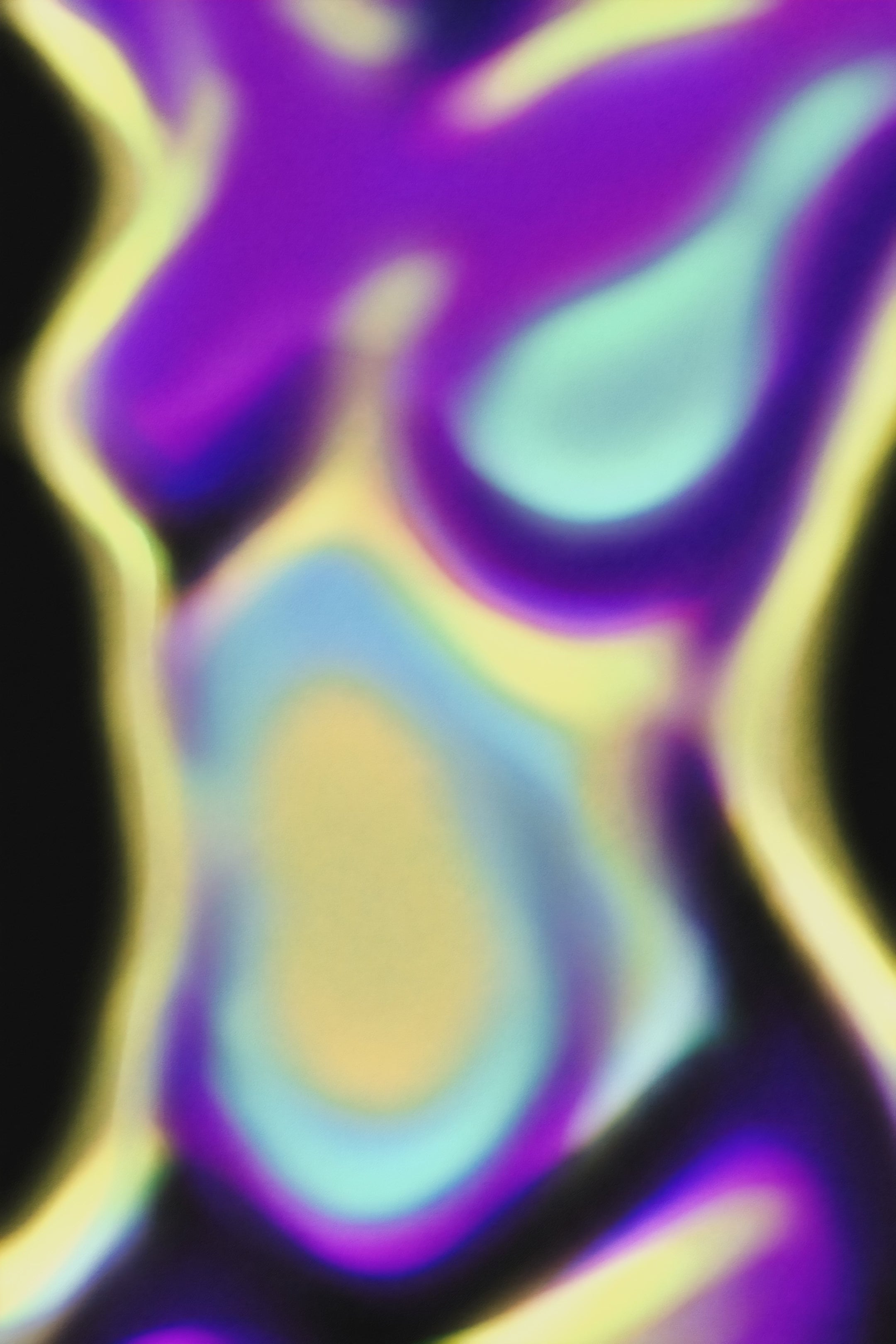 AURA | Abstract Female Neon Figure | 8K - 32K Prints