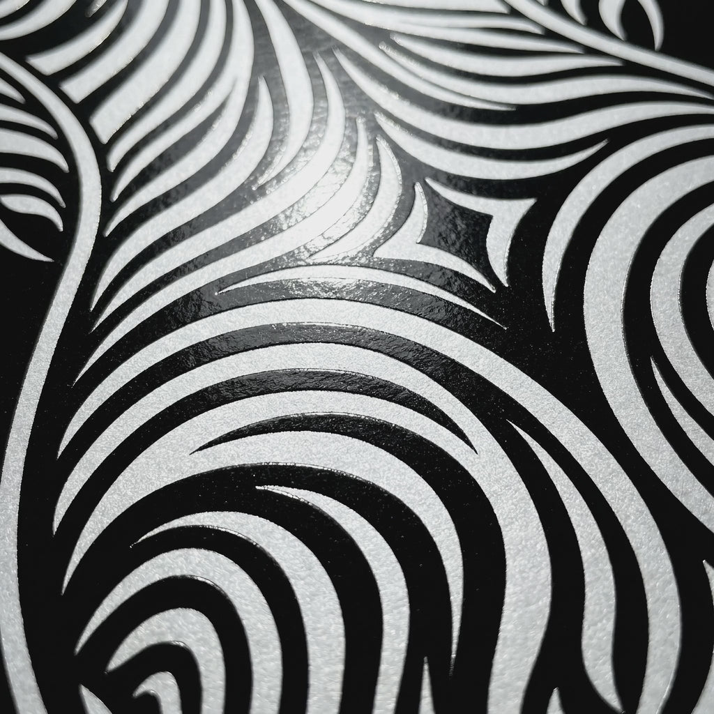ENTROPY | Minimalist Striped Female Silhouette Op Art Print | B&W Modern Luxury Wall Art