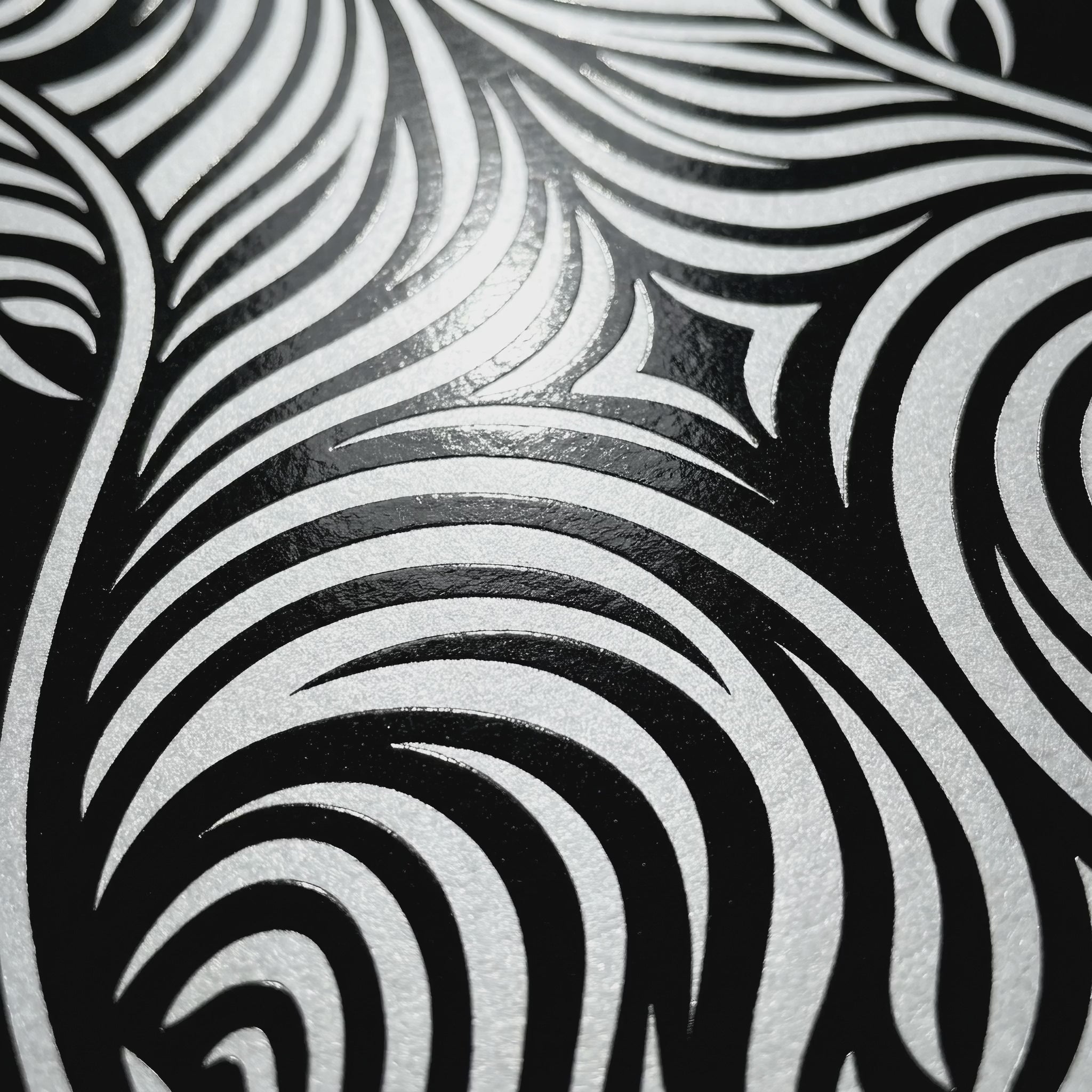 ENTROPY | Minimalist Striped Female Silhouette Op Art Print | B&W Modern Luxury Wall Art