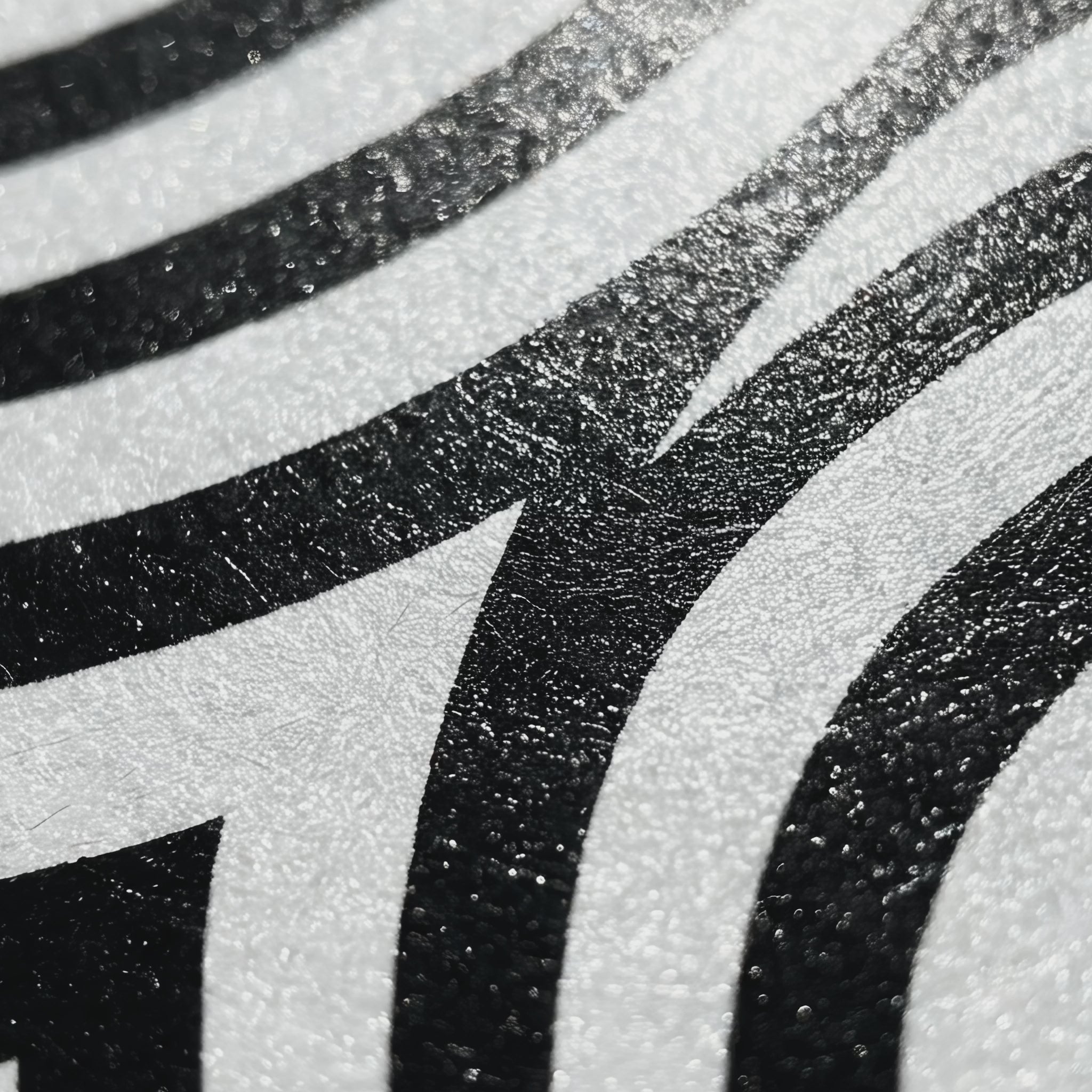 HYPNOS | Minimalist Zebra-Striped Female Figure Wall Art | Multi-Print Luxury Op Art